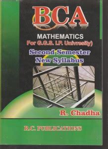 BCA Mathematics For G.G.S.I.P. University Second Semester: Buy BCA ...