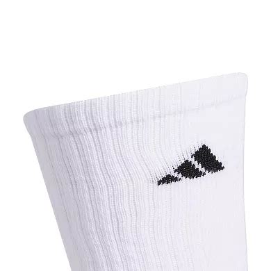 Big & Tall adidas 6-pack Athletic Cushioned Crew Socks