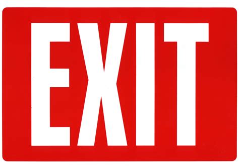 Image result for Cool Exit Sign