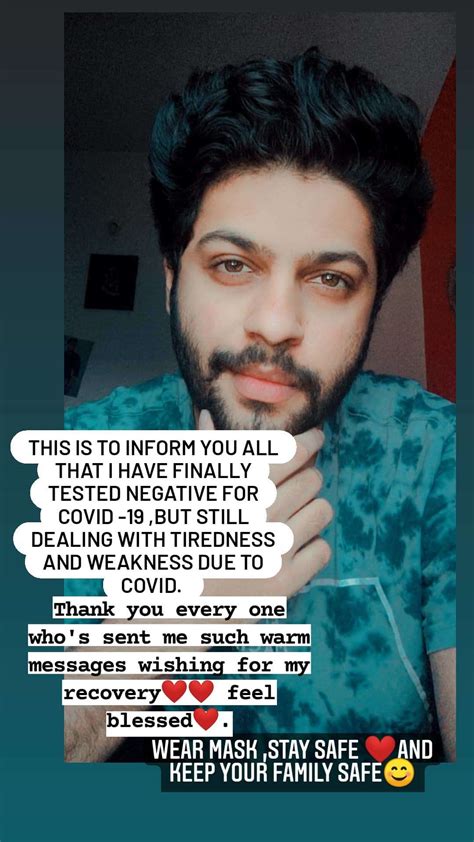 Manasella Neene actor Sujith Gowda tests negative for Covid-19, shares ...