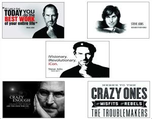 Set of Posters ,Original Quotes Decorative Steve Jobs Posters (Pack of ...