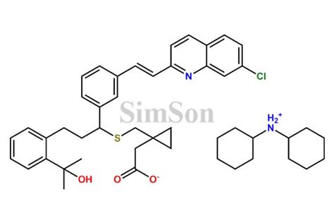 Montelukast Racemate Dicyclohexylamine | CAS No- NA | Simson Pharma Limited