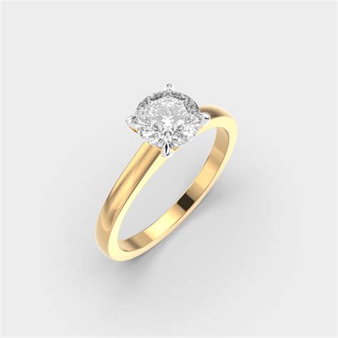 Buy Serene Glow Padma Cut Diamond Ring At Jewelbox