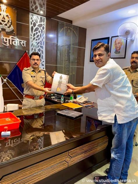 In a moment filled with pride and purpose, I stood before SSP Vipin ...