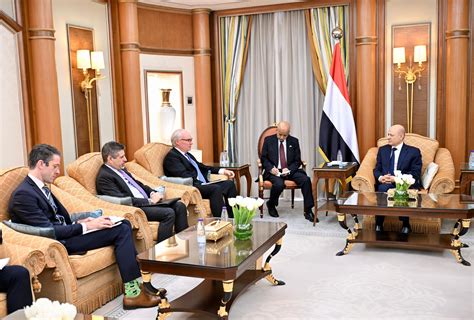 President Al-Alimi receives US Envoy for Yemen | President Dr. Rashad Al-Alimi, Chairman of the ... - president of yemen