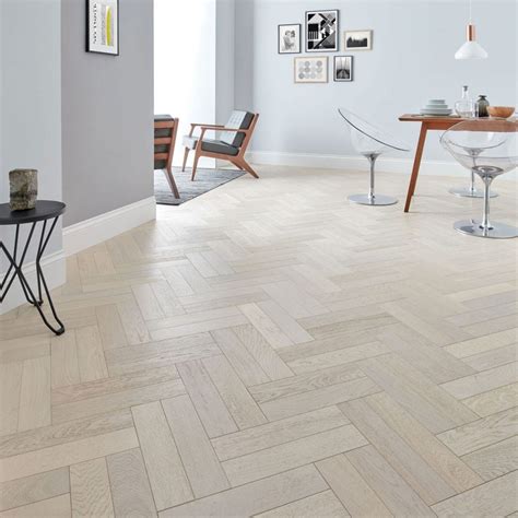 White Washed Wood Floor
