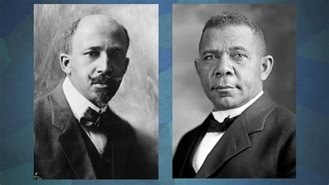 Web Dubois Vs Booker T Washington
