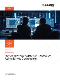 Securing Private Application Access by Using Service Connections ...