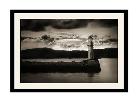 ArtStory Wooden Lighthouse Framed Wall Painting (26 cm x 16 cm x 2 cm ...