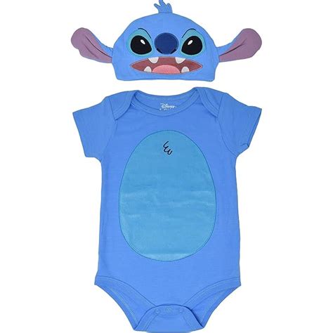 Buy Disney Lilo & Stitch Baby Boys Costume Short Sleeve Bodysuit Hat ...
