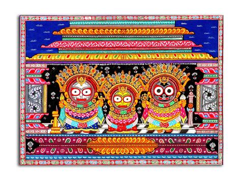 Tamatina Traditional Art Canvas Painting | Jai Jagannath | Religious ...