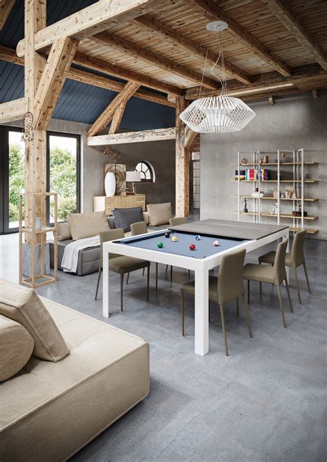Conver-Table : A dining table that turns into a billiard table – CONVER ...