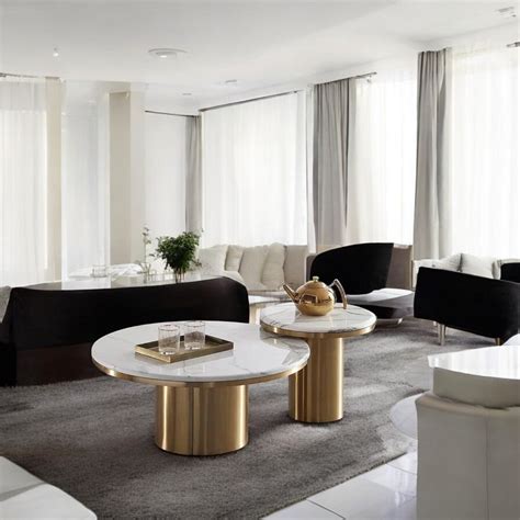 Centre Table:The Nested Rounds - Punam Metalcrafts