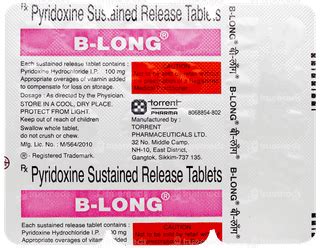 B Long Tablet: Uses, Side Effects, Price & Substitutes
