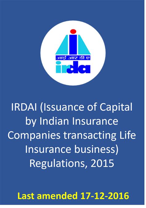 IRDAI (Issuance of Capital by Indian Insurance Companies transacting ...