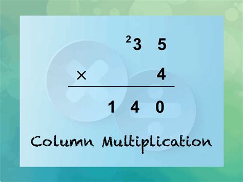 Image result for Multiplication 1 Column
