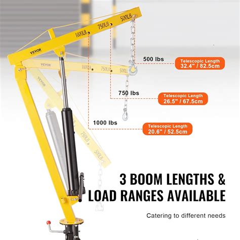 VEVOR Hydraulic Pickup Truck Crane, 1000 lbs India | Ubuy