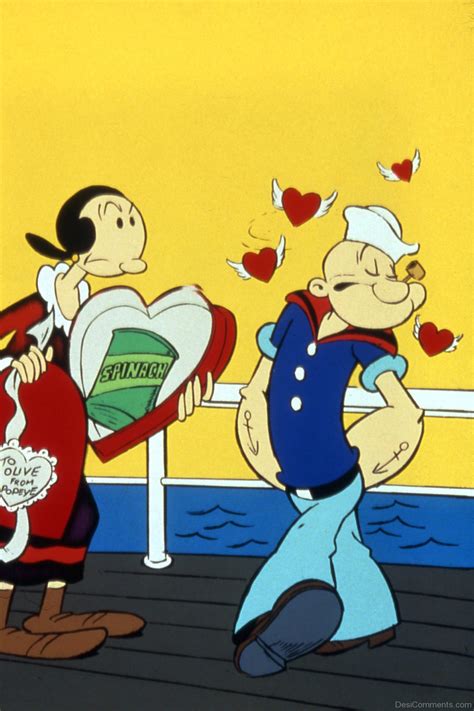 Popeye And Olive Oyl Love