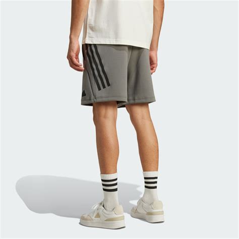 Clothing - Future Icons 3-Stripes Shorts - Grey | adidas Kuwait