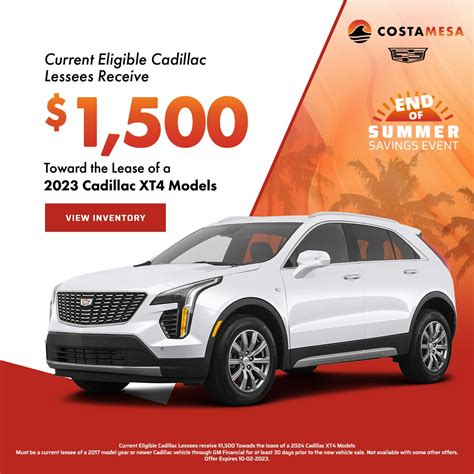 New Specials | Costa Mesa Cadillac