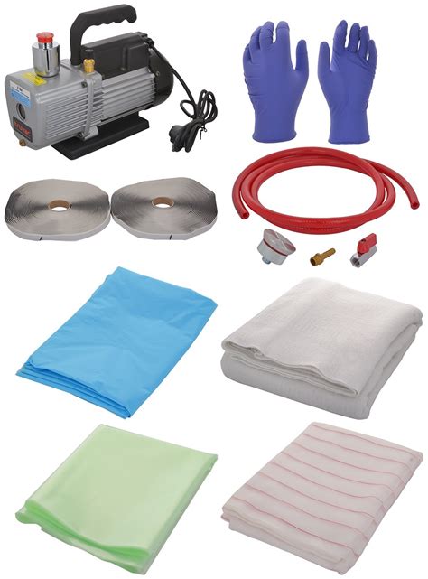 Vacuum Bagging Kit (1/4 Hp, DIY - Do It Yourself Kit) for Carbon/Glass ...