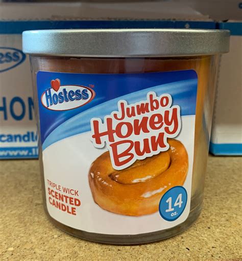NEW Hostess Triple Wick Scented Candle 14 Oz JUMBO Honey Bun - Etsy