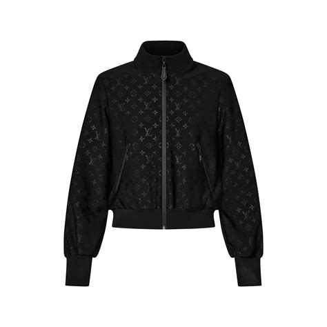 Embossed Monogram Zip-Up Jacket - Women - Ready-to-Wear | LOUIS VUITTON