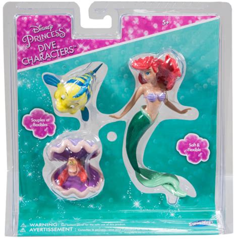 Buy SwimWays Little Mermaid Disney Dive Characters Kids Pool Toy ...