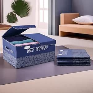 Kuber Industries Pack of 3 Clothes Wardrobe Organizer (Large) 2 ...