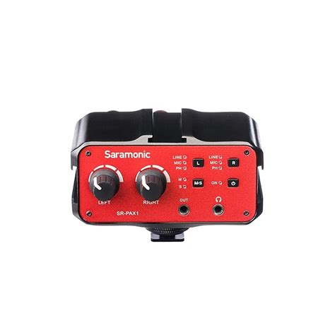 Saramonic 2-Ch Audio Mixer with 3.5mm, XLR & 6.35mm Combo Inputs, Ph ...
