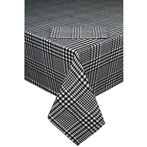 Buy Loom Home Textiles Table Cloth - 150 X 225 cm, Black&White Online ...