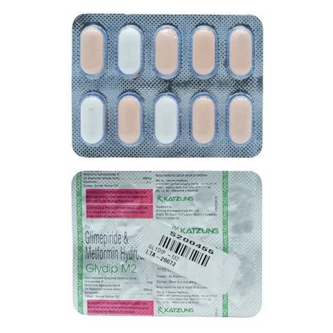 Glydip M 2 Tablet | Uses, Side Effects, Price | Apollo Pharmacy