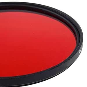 Muskan Enterprises -ME 5X(77mm Full Red Color Filter for Camera Lens ...