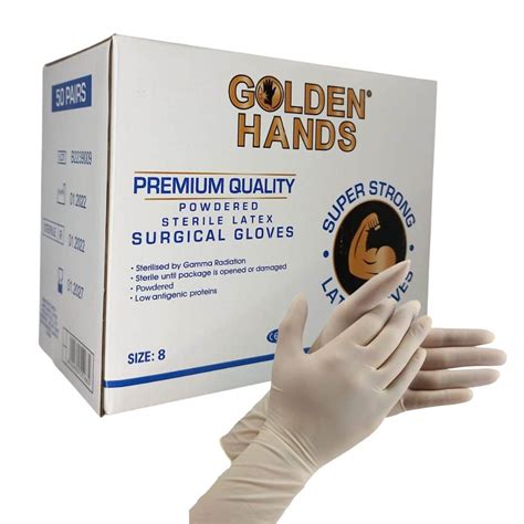 Latex Surgical Gloves | Powdered Sterile Latex Surgical Gloves