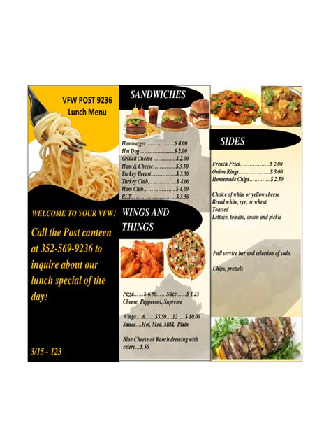 Menu Samples 的图像结果