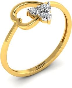 Gold Diamond Rings - Buy Gold Diamond Rings online at Best Prices in ...