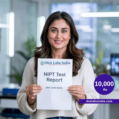 Pregnancy NIPT Test Cost 10000 INR in India is for year 2026.