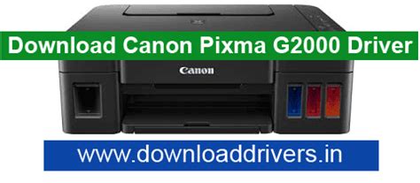 Canon Pixma G2000 driver Download for windows and MAC