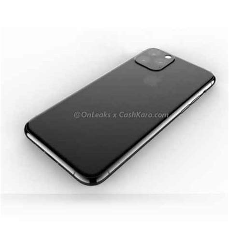 iPhone XI CAD-renders leak again showing square triple rear cameras ...