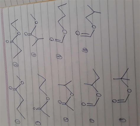 How many ester isomers are possible for compound with molecular ...