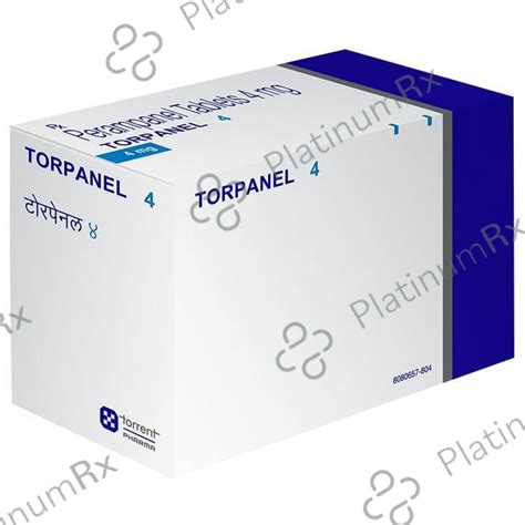 Torpanel 4mg Tablet 10s - Save 28% on Substitute Medicine