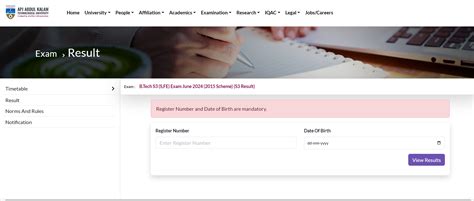 KTU Publishes B.Tech S3 Exam Results for June 2024 | KTU Students ...