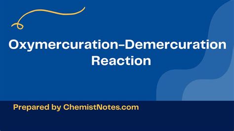 Oxymercuration-demercuration reaction: Introduction with easy mechanism ...