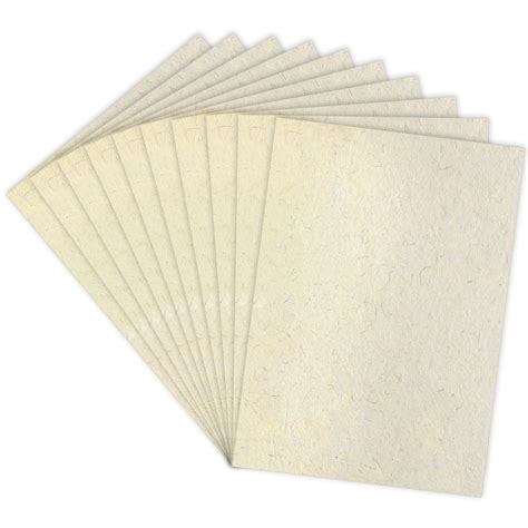 Lakeer A4 Handmade Paper-Watercolour Paper with Hemp, Pack of 10 Sheets ...