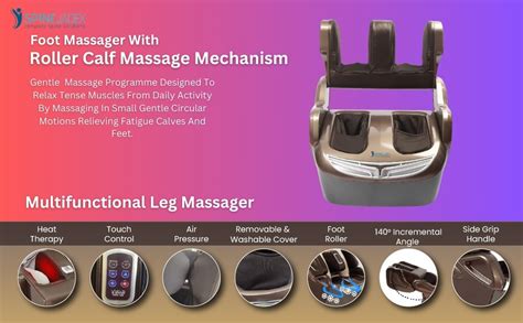 Spine Jadex Electric Leg Massager for Foot, Calf & Thigh | Deep ...