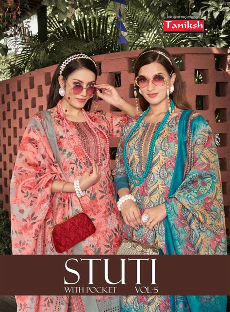 Taniksh Stuti Vol 5 Digital Printed Kurti Bottom With Dupatta