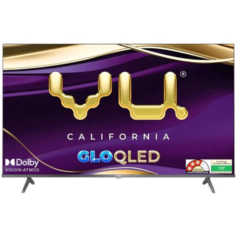 Vu GloQLED 50 Inch 4K QLED Smart TV (2025) with Dolby Vision, Dolby ...