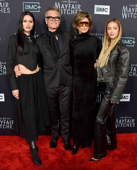 Lisa Rinna and Family Match in All-Black Looks at Red Carpet Premiere