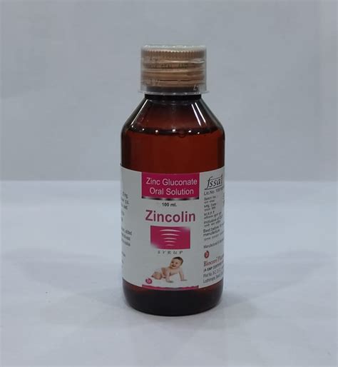 ZINCOLIN SYRUP Biocore Pharmaceuticals