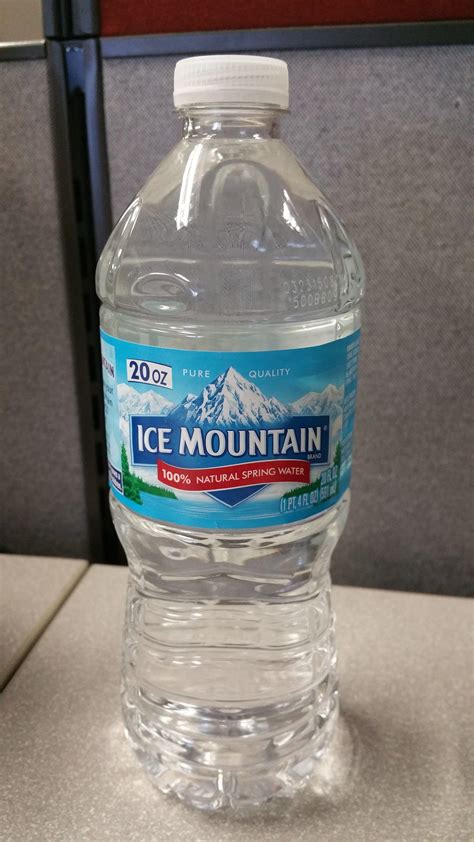 Water Bottle Ice Mountain Logo - LogoDix